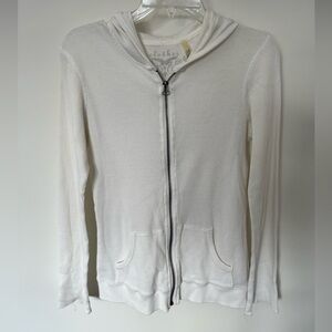 Waffle Lightweight Zip Up Hoodie Jacket